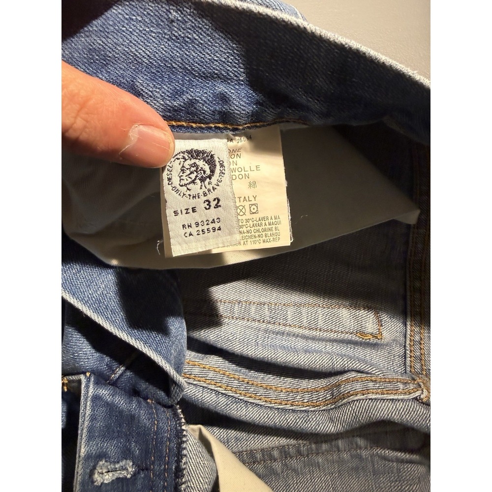 Vintage Diesel Industry Jeans RR55 Straight Legs  32x30 Made In Italy Button Fly - Picture 4 of 9